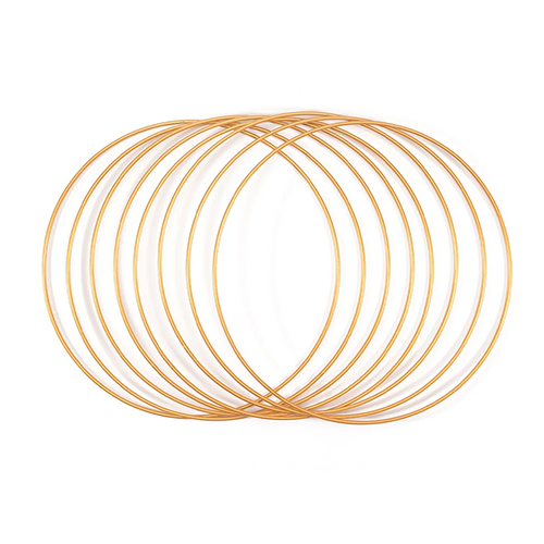 Vaessen Creative Metallist rõngas 20 cm Kuldne