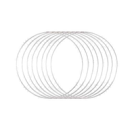 Vaessen Creative Metallist rõngas 20 cm Hõbe