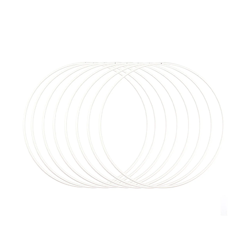 Vaessen Creative Metallist rõngas 20 cm Valge