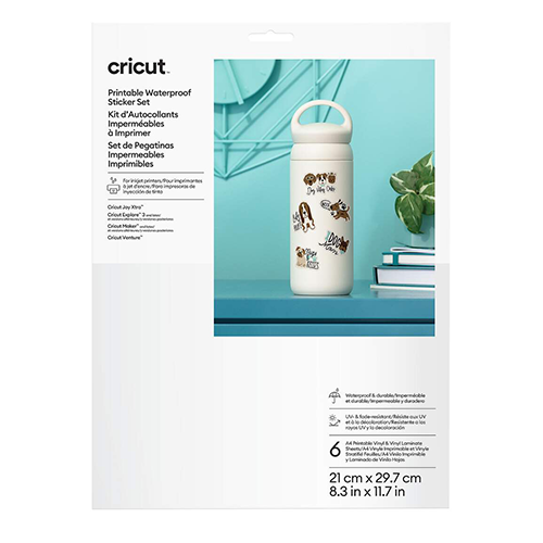 Cricut veekindel kleebiste valmistamise komplekt - valge