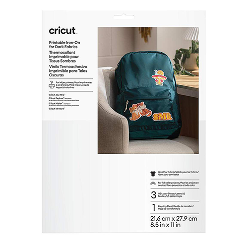 Cricut prinditav kuumpresskile tumedale kangale